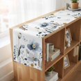 thumbnail image 6 of Table Runners 72 Inches Long Dress Scarves, Spring Blue Floral Farmhouse Kitchen Table Runner, Coffee Tablerunners, Country Garden Wildflowers Botanical 14x72 Inch, 6 of 9
