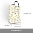 thumbnail image 2 of Sikiie Rabbit And Milk Tea Square Laundry Bag Large Collapsible Dirty Clothes Bags With Handles Waterproof Essentials Storage For College Dorm, Family, 2 of 5