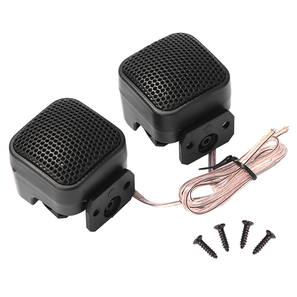 Audiopipe 500w Car Stereo Mini Tweeters - 2 Pack With Capacitors, 1.375 Inch