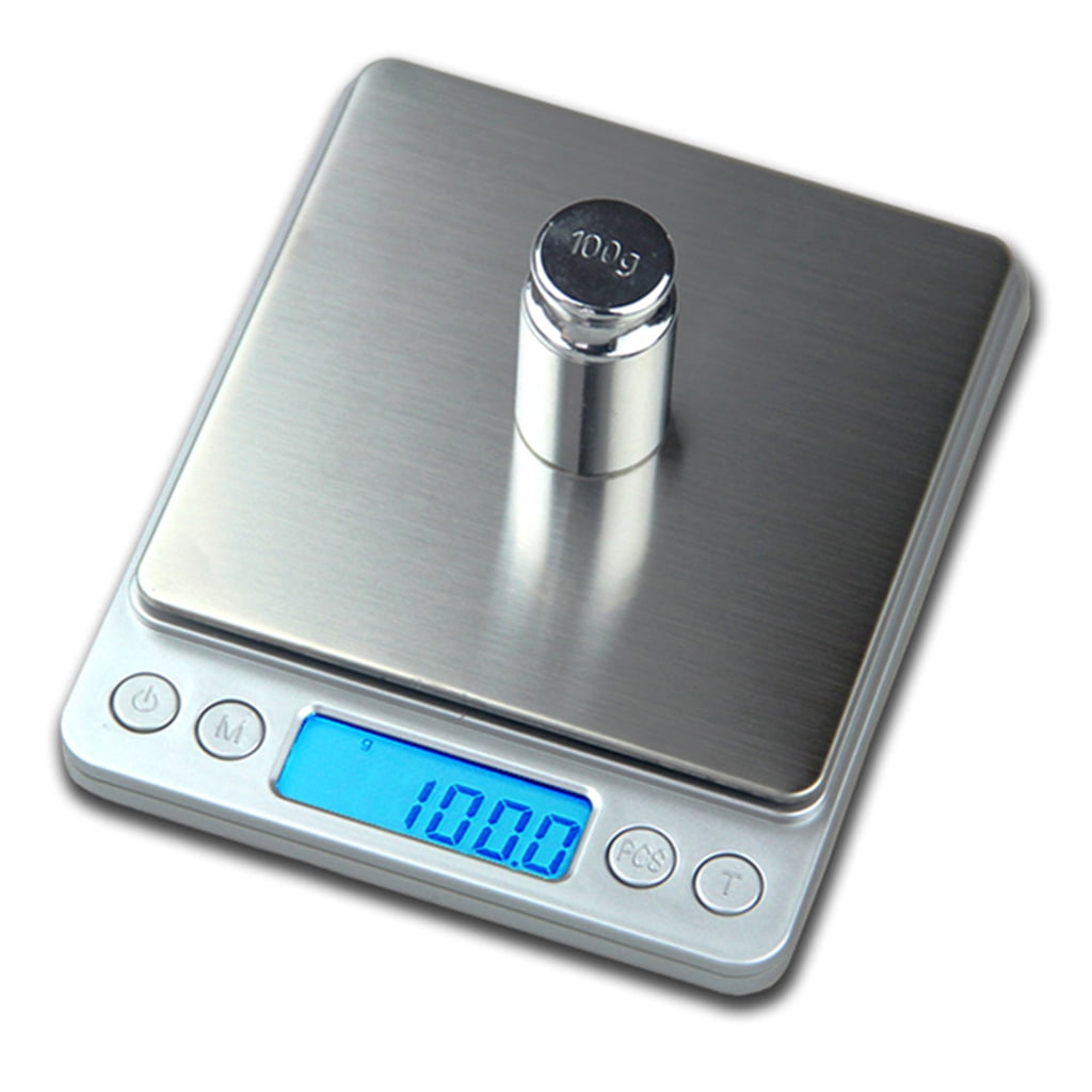 Digital Jewelry Gram Scale 2000g/0.1g for Nutritional Intake with LCD