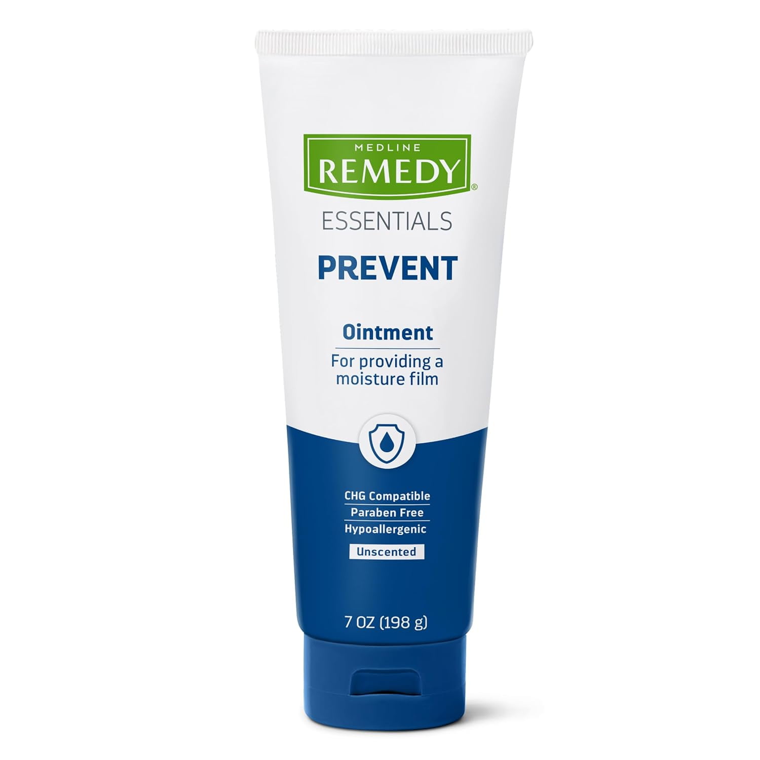 Medline Remedy Essentials Ointment (7 oz Tube), Unscented, Moisturizing Breathable Film, Aloe, Vitamins A, D & E