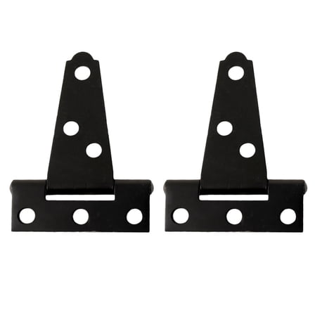 OFFIGAM 4PCS Kitchen Cabinet Hinges Zinc Coating Black for General Users in Home Office Use