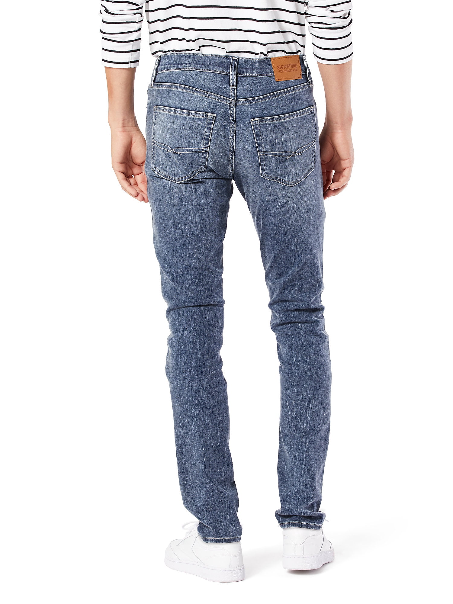 Signature by Levi Strauss & Co. Men's Stacked Skinny Fit Jeans 
