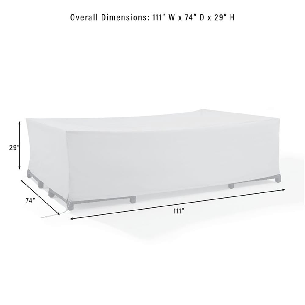 Crosley Furniture Outdoor Furniture Cover For Patio Set in Gray