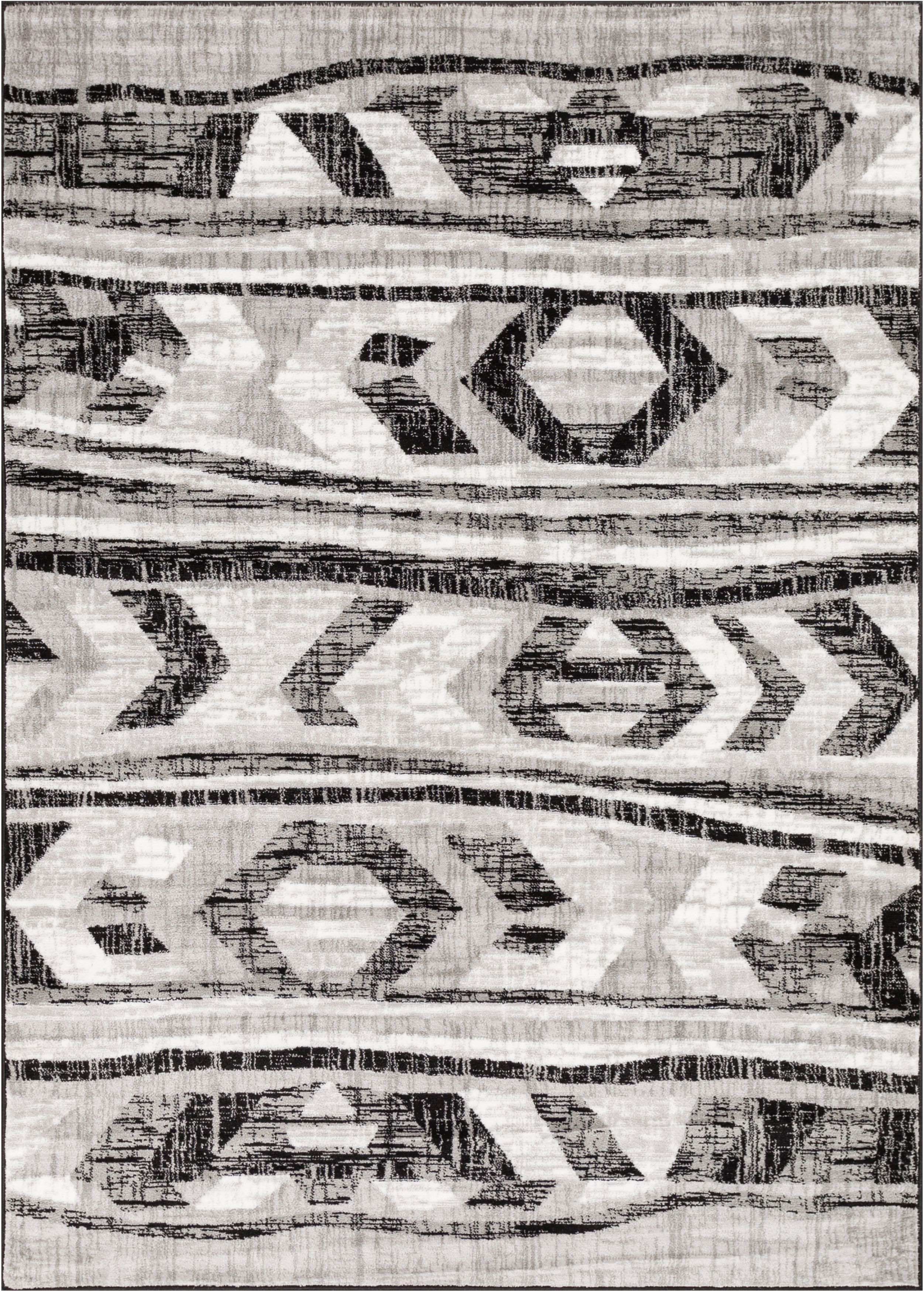 Well Woven Ash Isla Modern Black Area Rug
