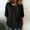 Black women summer button down blouse a1, variant on Women Summer Round Neck Short Sleeve Button Down Blouse Casual Basic Solid Loose Open Front Tops Trendy Vacation Beach Holiday Outfits, Red L