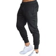 thumbnail image 2 of Pantalones de chándal casuales ANGGREK Pantalones de chándal de hombre negros para exteriores, 2 of 8