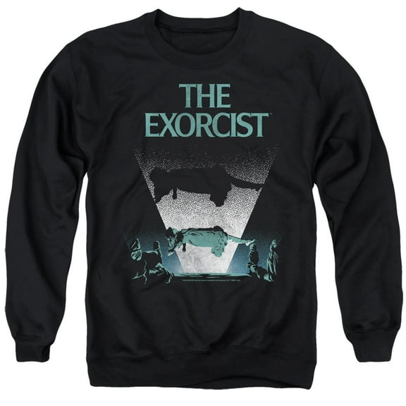 The Exorcist The Exorcist Raise Unisex Adult Crewneck Sweatshirt,Black, Large