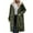 Army Green, variant on BiZtdJrK Jackets for Women Reversible Puffer Coats Sherpa Fleece Zip Hooded Down Jacke Fall Winter Long Down Outerwear with Pocket Back to School Sales Black L