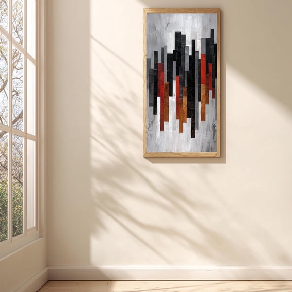 Abstract Black and White Canvas Print Wall Art for Living Room Bedroom Decoration Framele