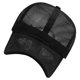 thumbnail image 5 of KAKOWELY Gorras de béisbol de malla de verano, resistentes al sol, para deportes al aire libre y entrenamiento (negras), 5 of 5