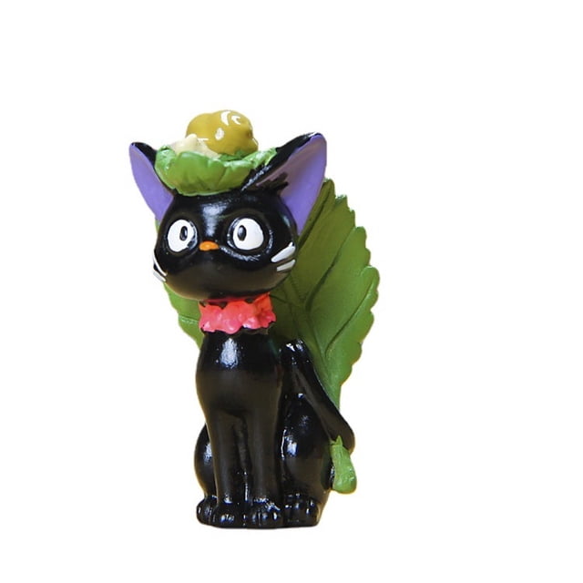 Figura de anime de la colección de juguetes modelo Decorat Black Cat Jiji