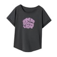 thumbnail image 4 of Camiseta para mujer Yuyangstore básica verano Cuello redondo XL, 4 of 8