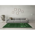 thumbnail image 3 of Ahgly Company Indoor Round Persian Emerald Green Traditional Area Rugs, 7' Round, 3 of 4