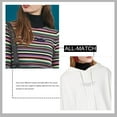 thumbnail image 5 of Zhengup Knitted Mock Turtleneck Fake Collar Winter Unisex Half Blouse Pullover Dickey False Collar Faux Collar, 5 of 5