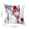 thumbnail image 4 of Taotanxi Christmas Pillow Covers Throw Christmas Snowman Pillowcase Pillow Cases Soft Couch Cushion Case For Chair Sofa Living Room Christmas Decor, 4 of 6