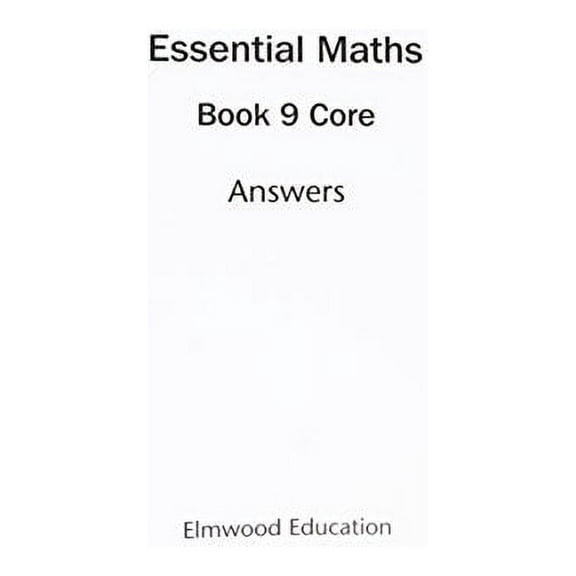 Essential Maths 9 Core Answers