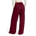 thumbnail image 4 of Cyglowse 2025 Wide Leg Sweatpants Women, Wine Sweatpants for Women High Waist Soft Lounge Pants with Pockets S, 4 of 7