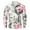 Pink, variant on COSFO Casual Mens Shirts Hawaiian Collared Long Sleeve Tops Button Down Beach Regular Shirts