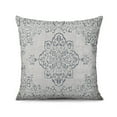 thumbnail image 2 of Elevate Your Space with 16x16 inch Boho Pillow Covers, Set of 2, Decorative Linen Blue Carpet Design, Ideal Farmhouse Cushion for Sofa, Couch, Outdoor, 2 of 7