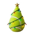 thumbnail image 5 of Dserfhy Ball Christmas Tree Ornament Fun Football Xmas Tree Decoration Basketball Tree with Golden Star Topper for Festive Holiday Decor, 5 of 8