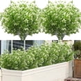 thumbnail image 5 of Artificial Pearl Berry Flower Stem Faux Greenery Bush for Home Wedding Table Centerpiece Garden Decor,A,1 Bundle, 5 of 9