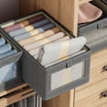 thumbnail image 1 of TACILIP Home Organization, robe Clothes Organizer, Compartment Clothes Organizer With Support, Foldable Washable Laundry Drawer Organizer With Handle, Birthday Gifts, 1 of 9