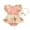 Pink, variant on WISWELL Infant Baby Girls Ruffle Sleeve Flower Romper Bodysuit Skirt    Bow Headband Outfits Clothes