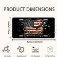 thumbnail image 2 of Distressed Eagle T shirt Front License Plate,Metal License Plate,Funny Standard Plates Personalized Novelty Decorative For Men/Women/Boys/Girls Car 6×12 Inch, 2 of 7