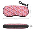 thumbnail image 2 of KLL Festive Christmas Stocking Cheer Print Eyeglass Case for Men & Women's Classy Travel Eyewear Holder Case Zipper Eyeglasses Case With Hook, 2 of 6