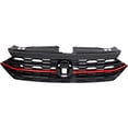 thumbnail image 4 of Grille Assembly for JETTA 19-21 GRILLE, Gloss Black, GLI Model, 4 of 8