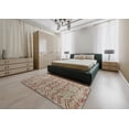 thumbnail image 5 of Ahgly Company Machine Washable Indoor Rectangle Abstract Dark Gold Brown Area Rugs, 6' x 9', 5 of 7