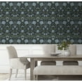 thumbnail image 6 of Nextwall Blue & Sage Honeysuckle Trail Peel And Stick Wallpaper - 20.9 in. W x 18 ft. L Roll, 6 of 10