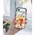 thumbnail image 5 of WIRESTER Shockproof Soft Rubber Cover Case for Apple iPhone 17 Air 6.6" 2025, Red Cardinal Lovebird, 5 of 5