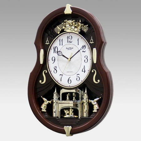 Rhythm Viola Entertainer 13-Inch Wall Clock