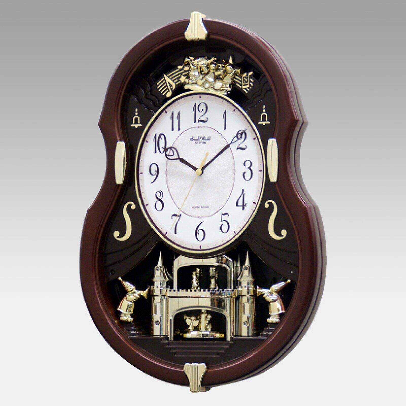 Rhythm Viola Entertainer 13-Inch Wall Clock