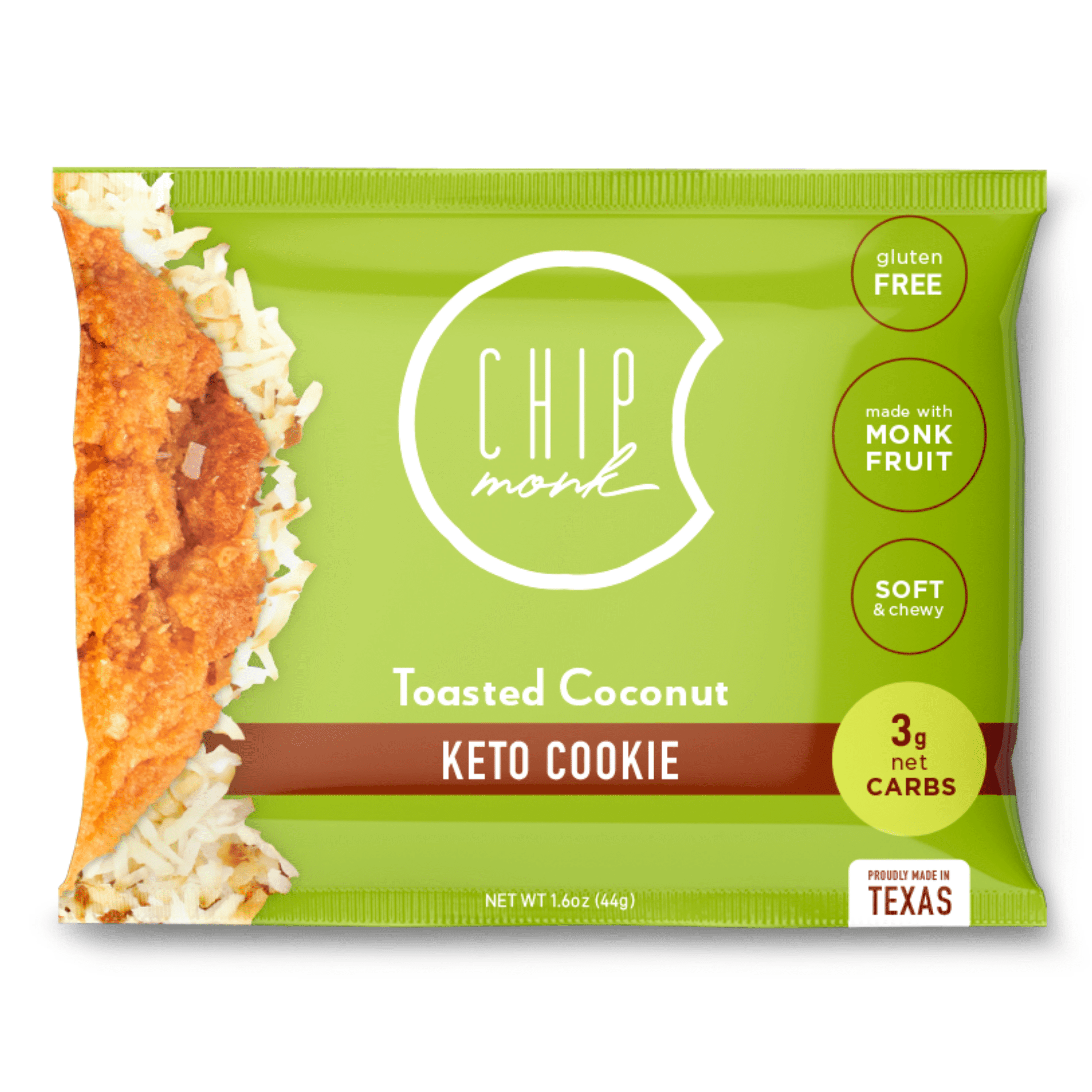 ChipMonk Keto Cookies, Variety Pack - Low Carb Keto Friendly Snacks, Dessert, Gluten-Free, High Fat and Protein, Low Sugar