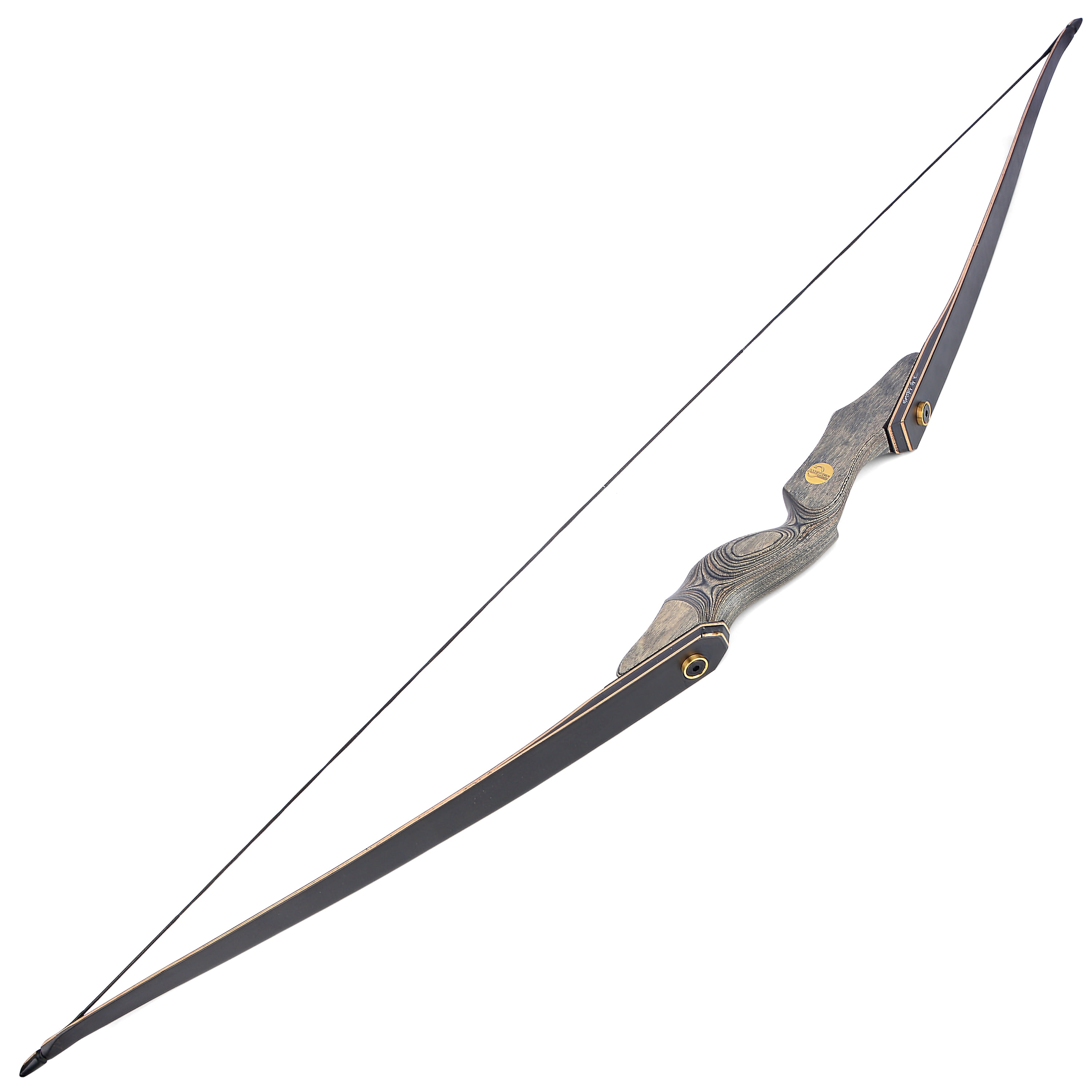 AMEYXGS Archery 60" Traditional Hunting Recurve Long Bow （40LBS)