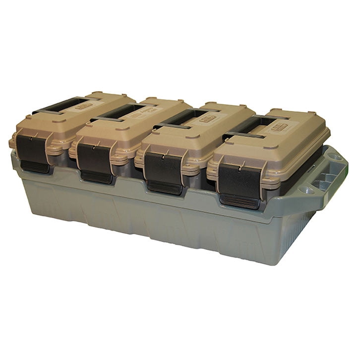 Ammo Crate Storage Box 3 Can Multi-Caliber Bulk Ammunition Utility Free Shipping 