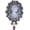 Antique Silver, variant on Vintage Cameo Brooch for Women – Victorian Style Embossed Crystal Rhinestone Pin with Enamel Lady Design, Elegant Alloy Fashion Jewelry for Wedding, Party & Gift