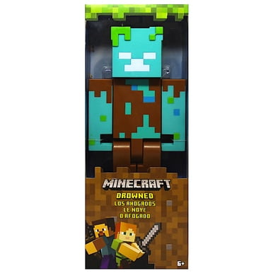Minecraft Large Drowned Action Figure - Walmart.com