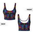 thumbnail image 5 of Naloa Mandalas Dragonfly Sports Bras for Women, High Support Bra with Removable Pads, Comfortable - XX-Large, 5 of 9