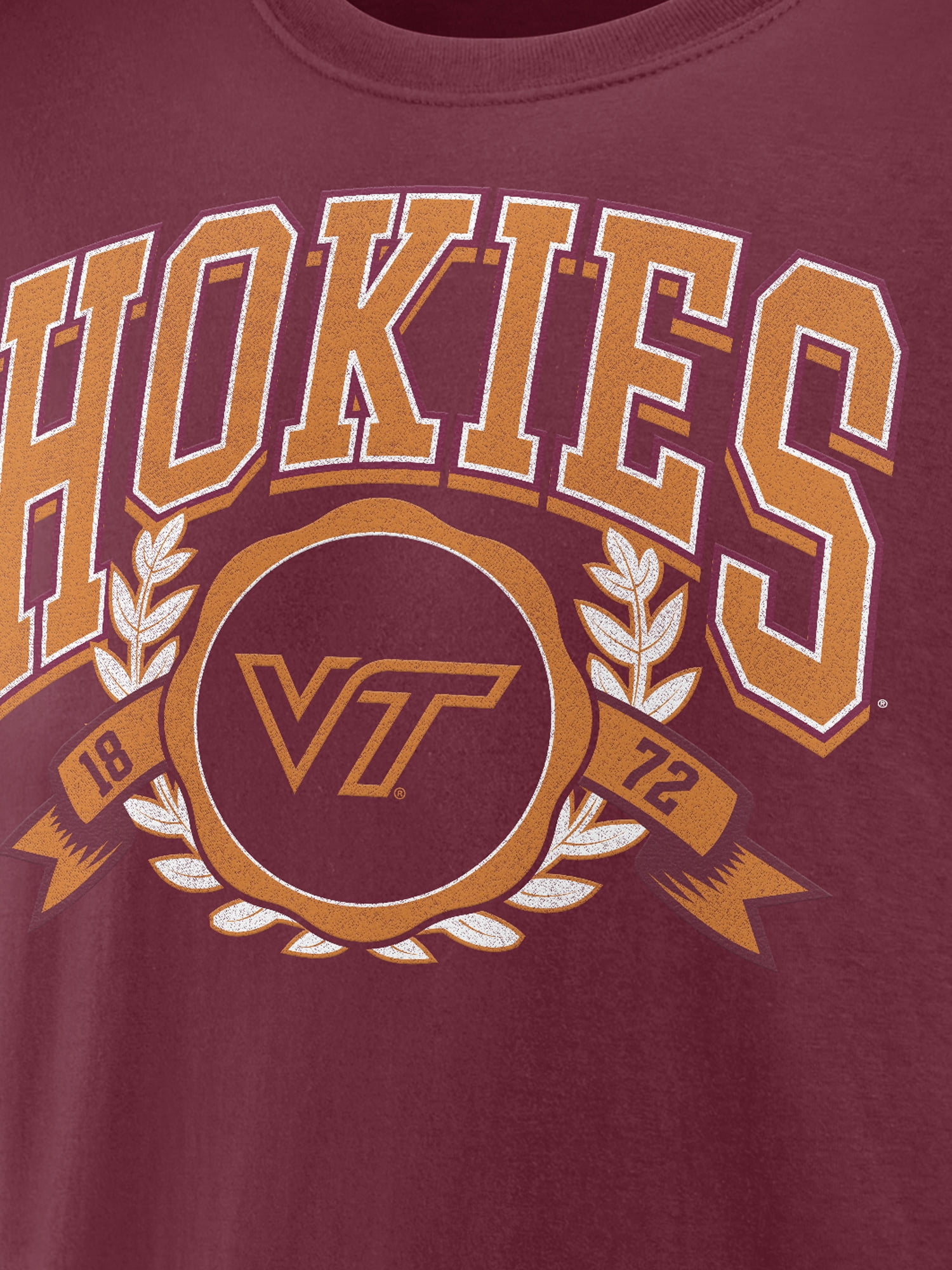 NCAA Virginia Tech Hokies Men's Cotton Red Short Sleeve T-Shirt