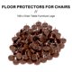 thumbnail image 5 of 100 Piezas Almohadillas de PláStico para Pies Inferiores Pata Silla Mesa Muebles Protector Piso Madera Clavo Antideslizante Amortiguador del Ruido, 5 of 5