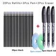 thumbnail image 1 of 0.5mm Erasable Gel Pen Set 6 Colors Ink Writing Gel Pens Refills Rods Washable Handle for School Office Stationery Supplies, 1 of 5