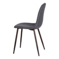 thumbnail image 5 of Homycasa Grey Fabric Upholstered Kitchen Chairs-Comfortable Seat, 5 of 7