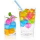 thumbnail image 4 of Cubitos de hielo reutilizables, paquete de 6 cubitos de hielo de plástico reutilizables y recongelables, cubitos de hielo sin BPA (multicolor) para bebidas Rojo Verde, 4 of 5