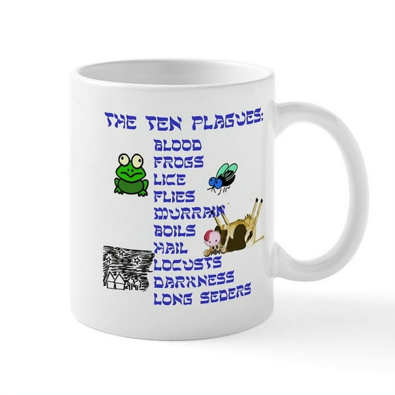 CafePress - Ten Plagues Mugs - 11 oz Ceramic Mug - Novelty Coffee Tea Cup