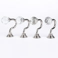 thumbnail image 4 of Unique Curtain Holdbacks Curtain Tieback Hooks with Crystal Ball U Shaped Curtain Holders Wall Mounted Curtain Holdbacks, 4 of 9