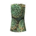 thumbnail image 5 of Fotbe Succulents Womens Loose Fit Casual Flowy Slim-Fit Tank Tops Athletic Round Neck Trendy Sleeveless Summer Tops for Gym and Yoga-X-Large, 5 of 9